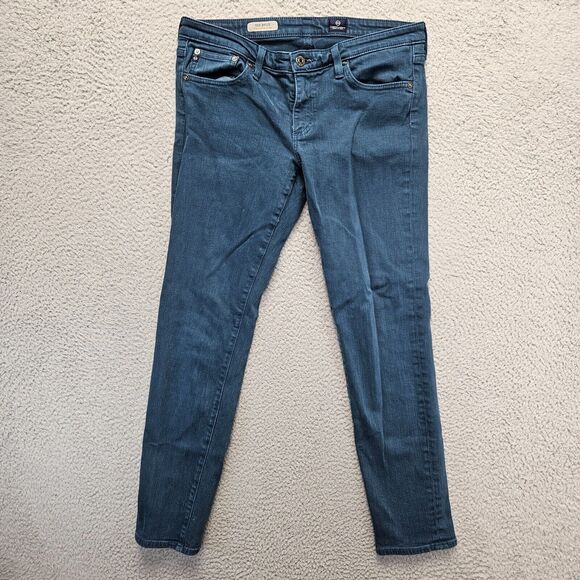 Adriano Goldschmied Jeans Size 31R Blue The‎ Stilt Cigarette Jean - Picture 1 of 10